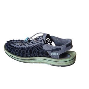 Keen Uneek Sneaker Sandals Womens Size 7.5 Gray Strappy Bungee Cords
